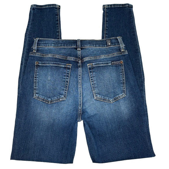7 For All Mankind The High Waist Skinny 99% Cotton Women’s Jeans - 28 - Picture 8 of 17